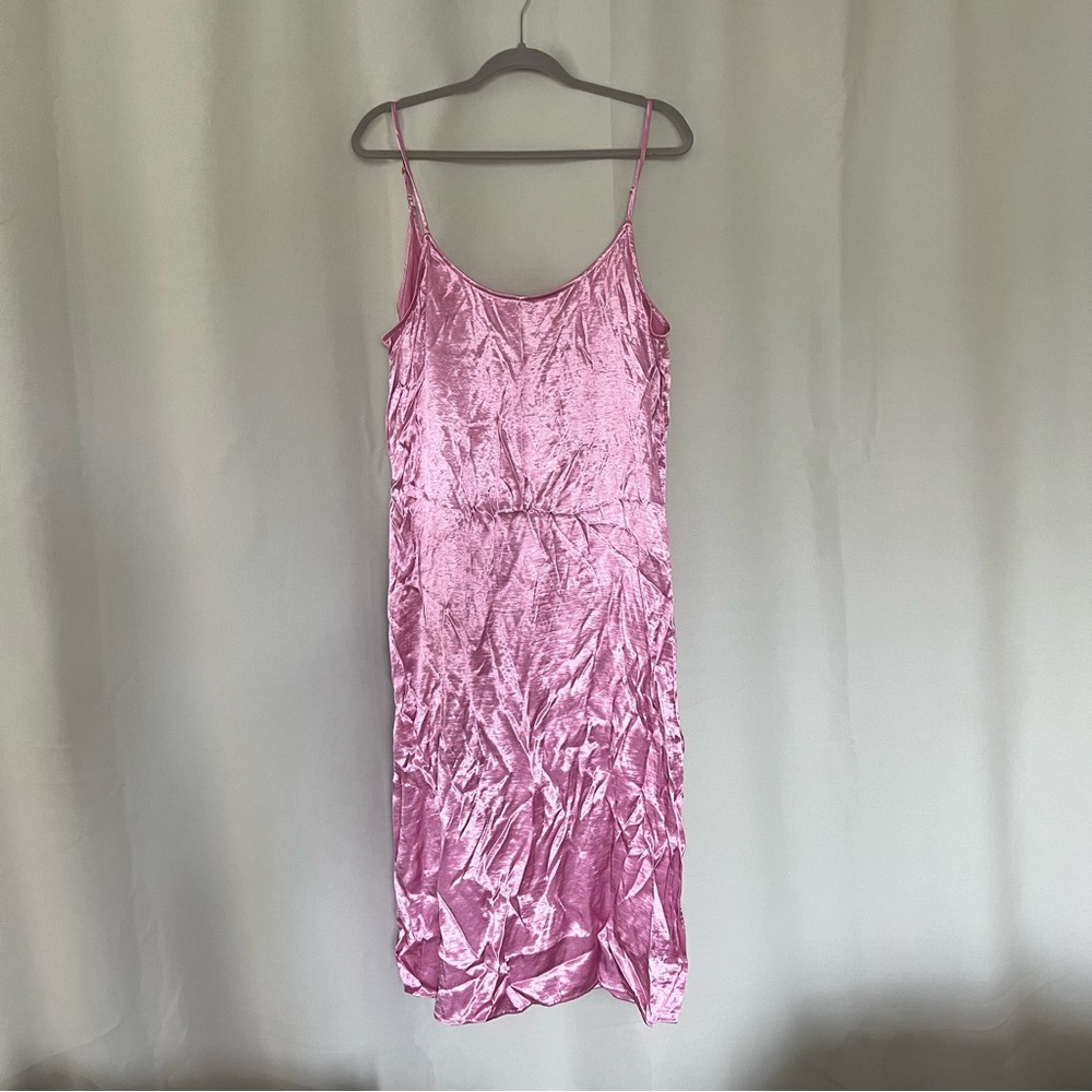 pink slip dress